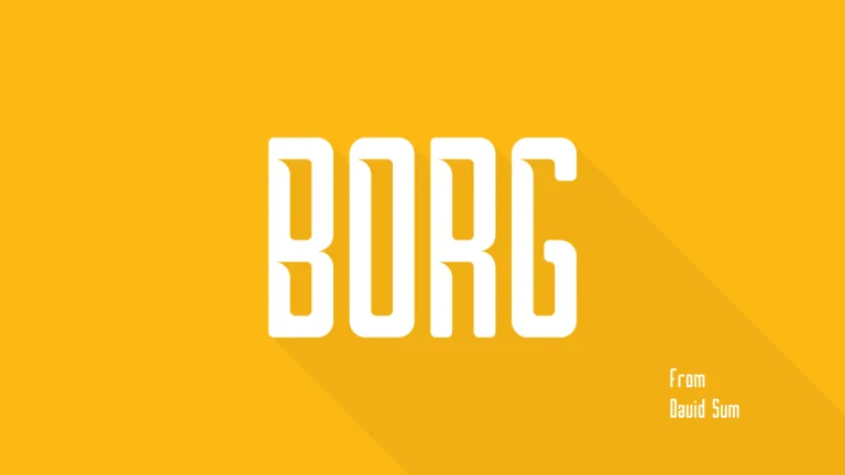 Borg Font