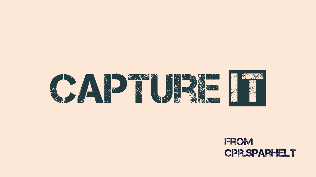 Capture It Font