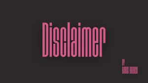 Disclaimer Font