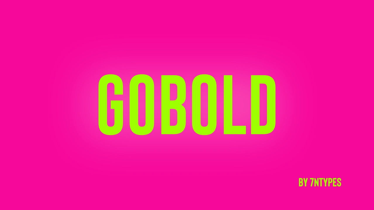Gobold Font