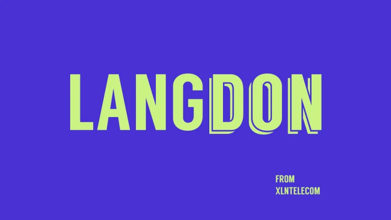 Langdon Font