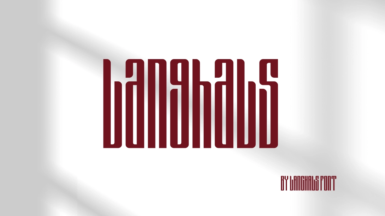 Langhals Font