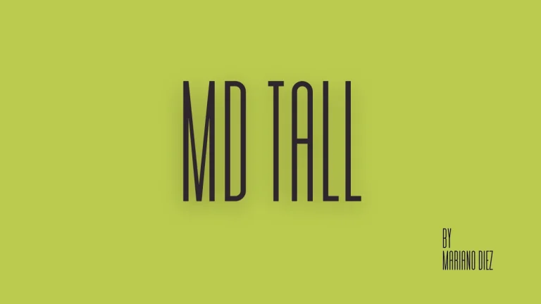 MD Tall Font