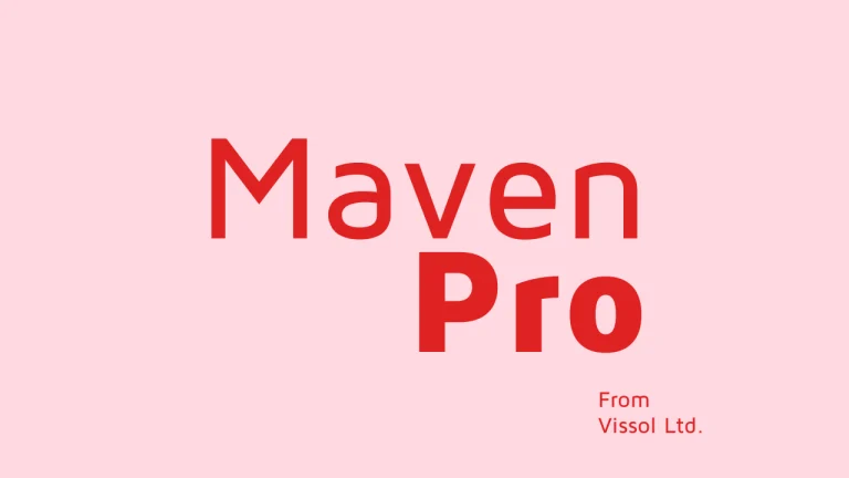 Maven Pro Font