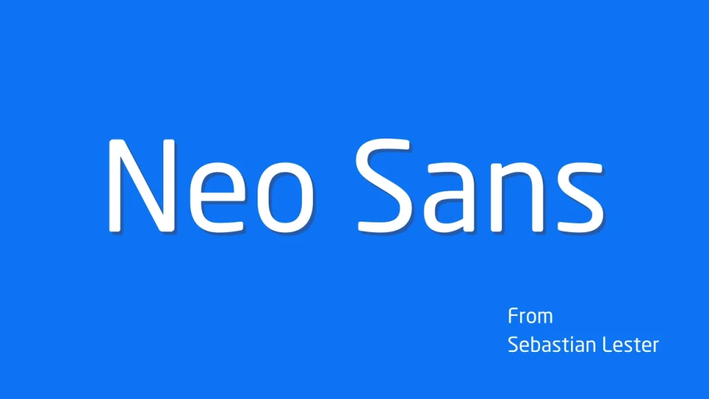 Neo Sans Font