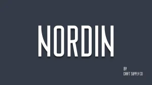 Nordin Font