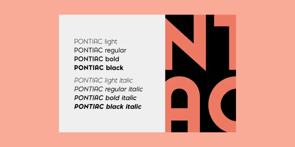 Pontiac Font 3