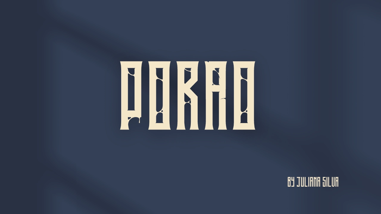 Porao Condensed Font