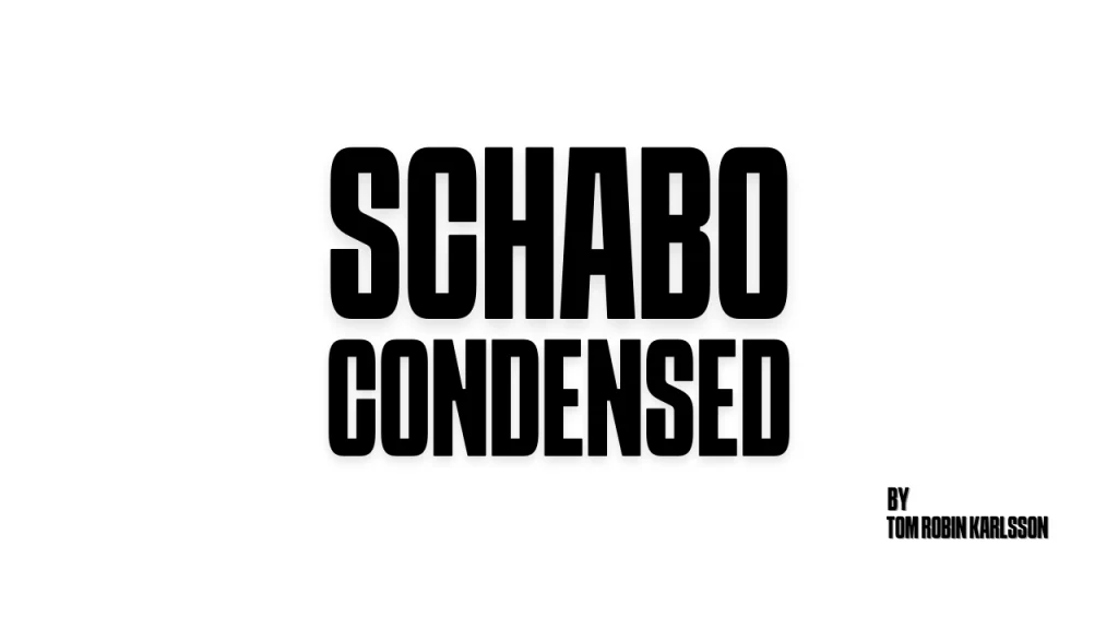 Schabo Font