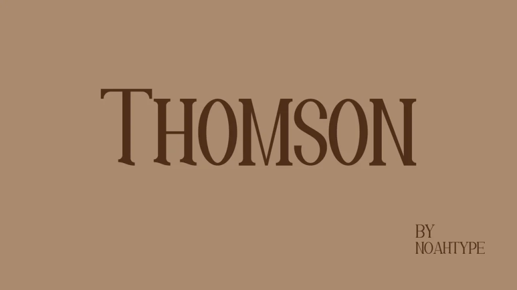 Thomson Font