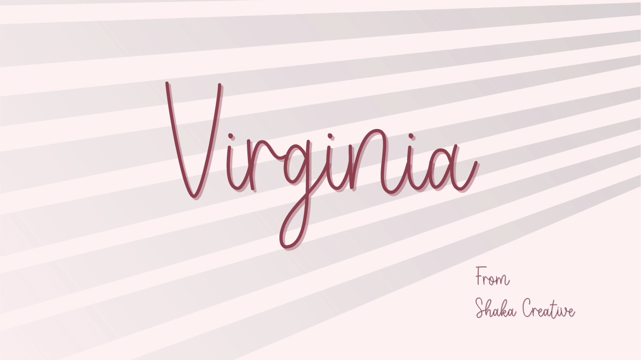 Virginia Font