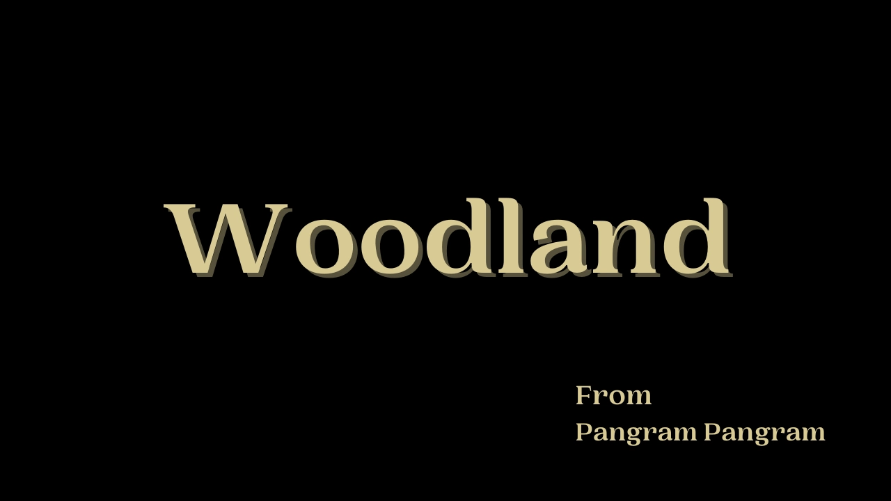 Woodland Font