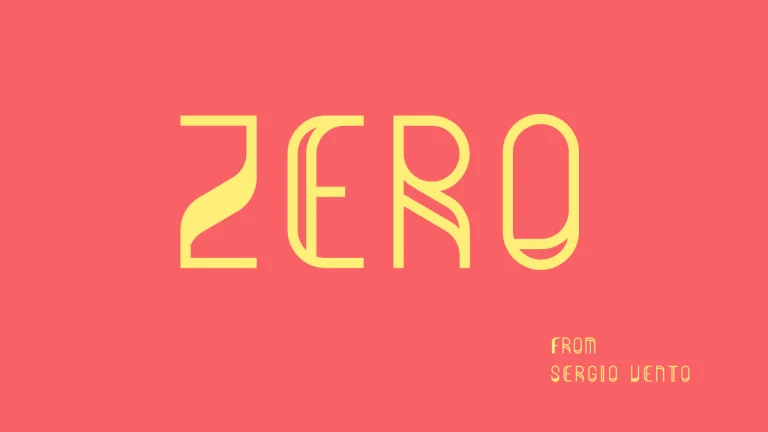 Zero Font