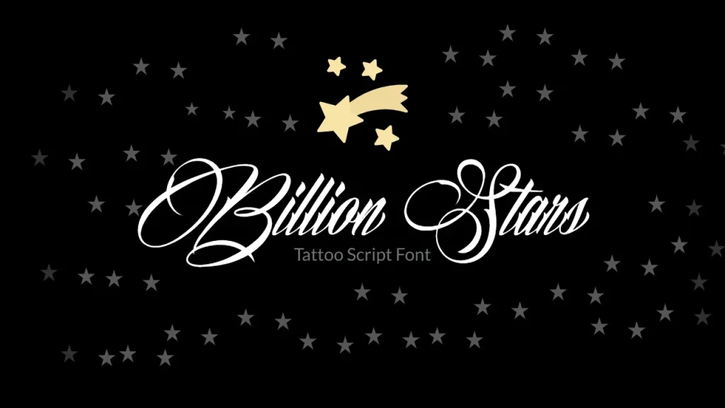 Billion Stars Font