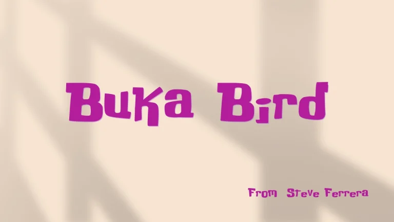 Buka Bird Font