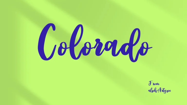 Colorado Font