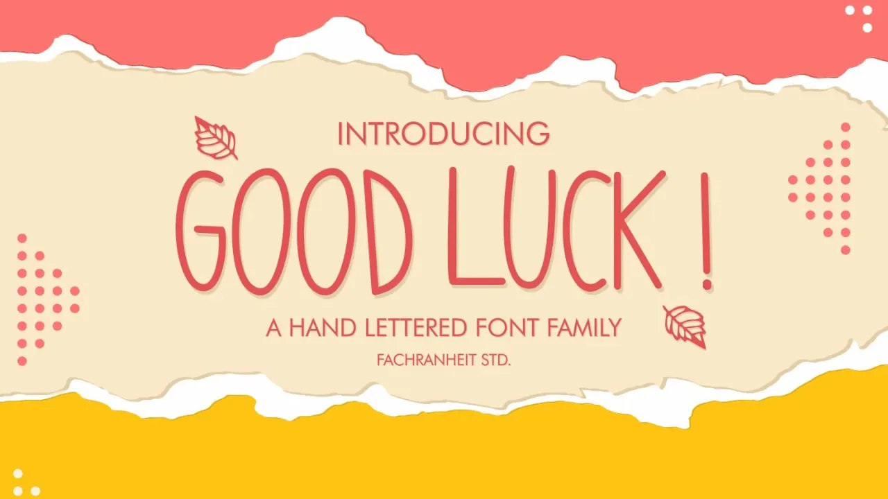Good Luck Font