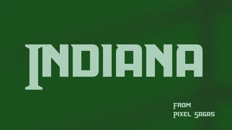 Indiana Font