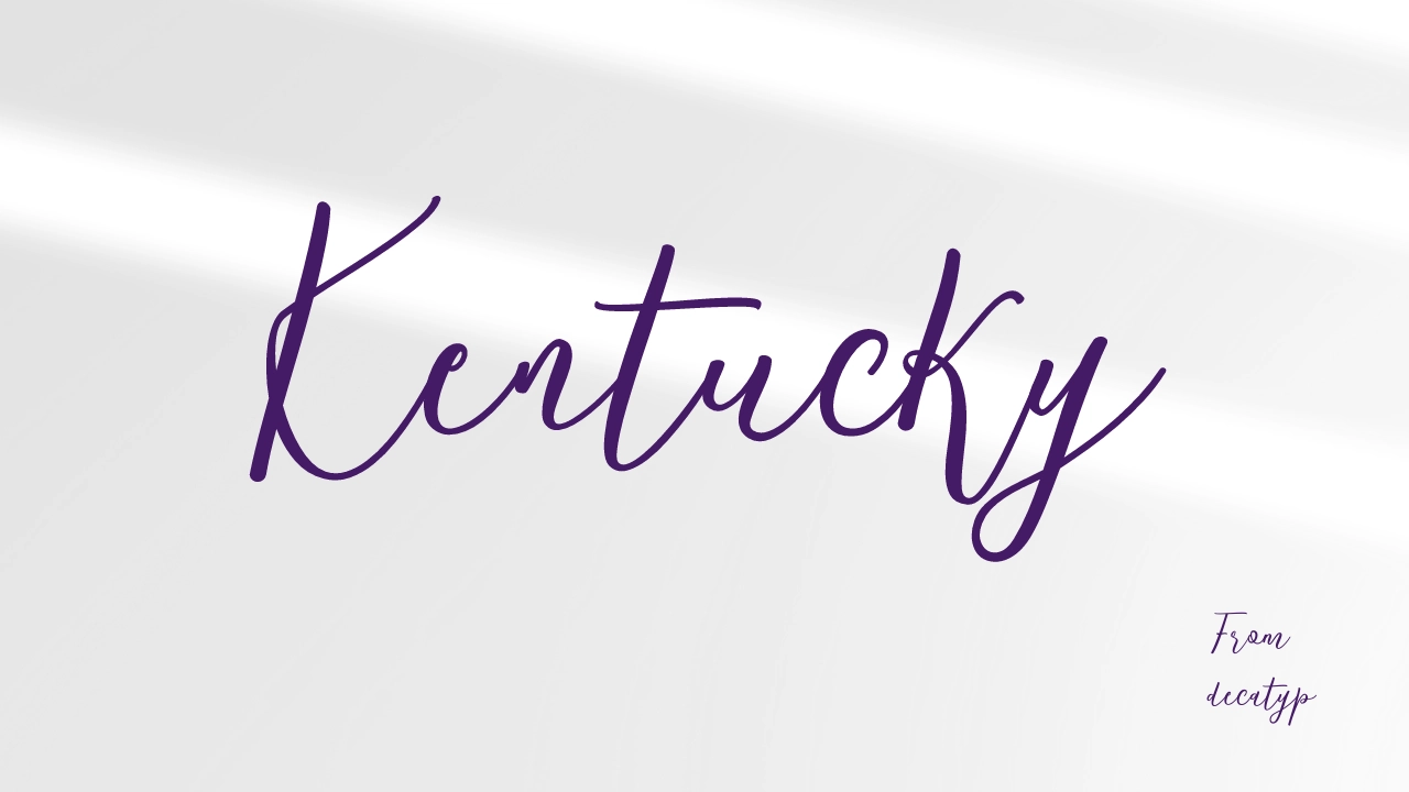 Kentucky Font