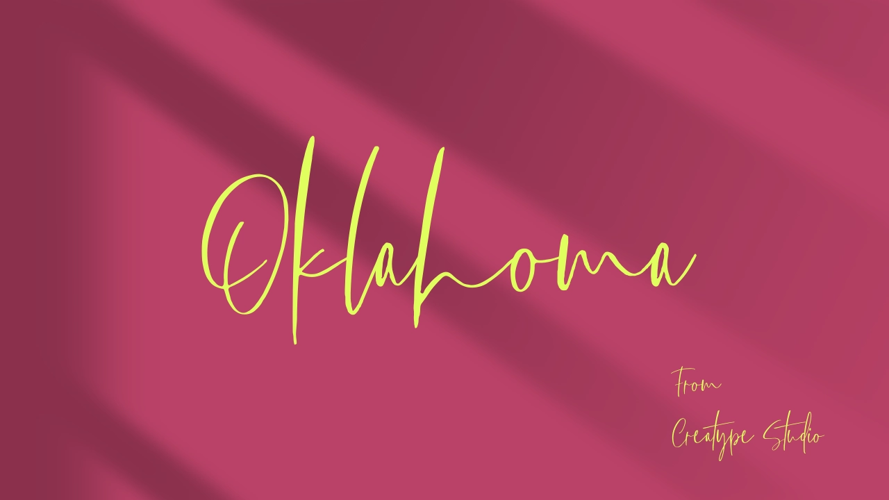 Oklahoma Font