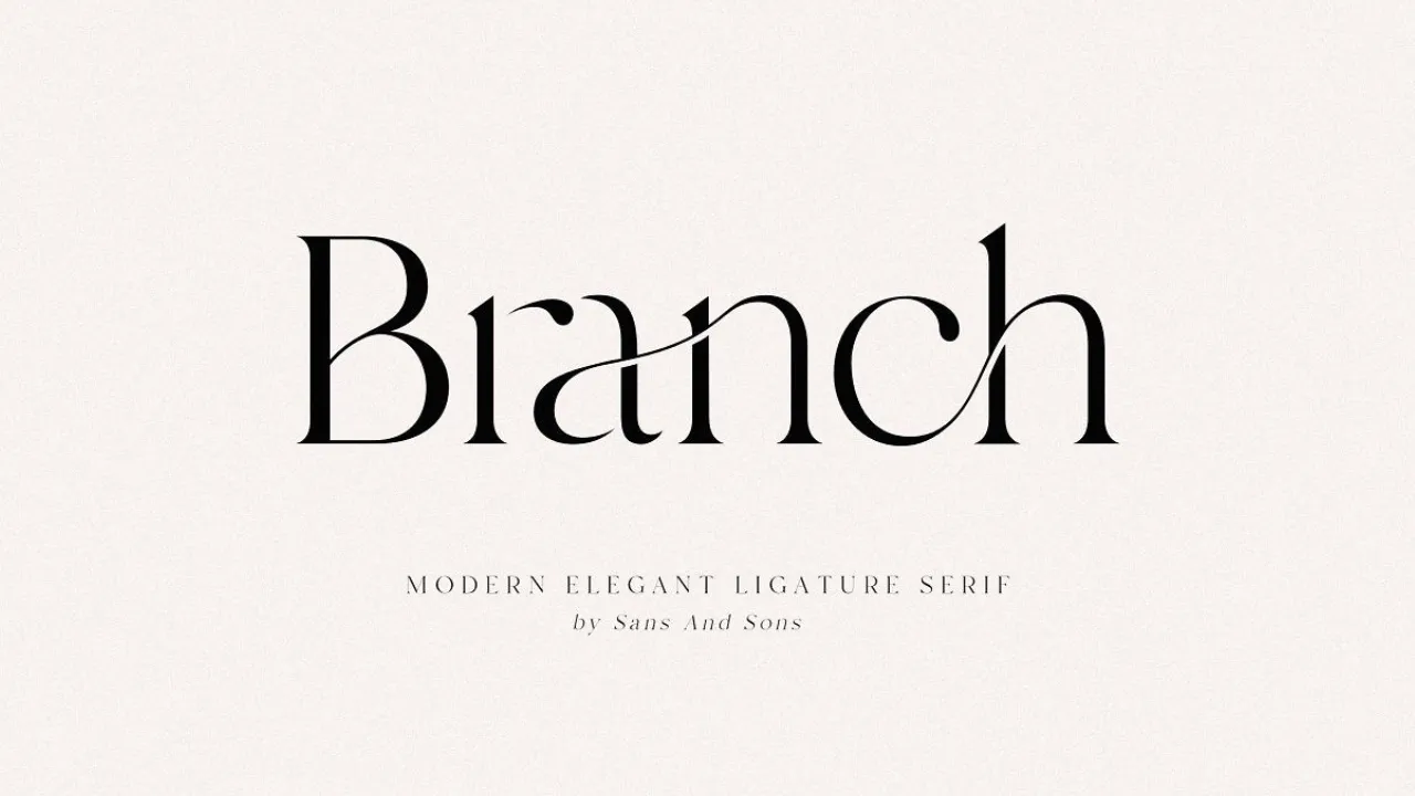 Branch Font