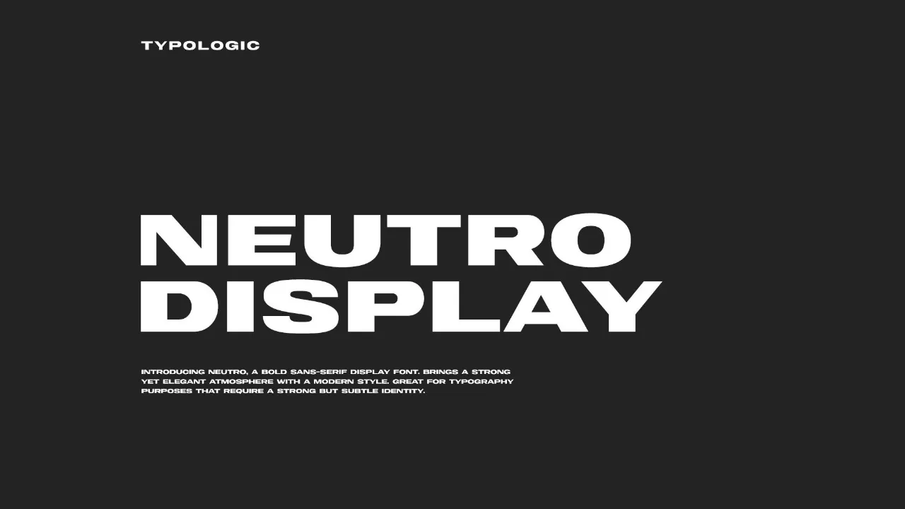 Neutro Font