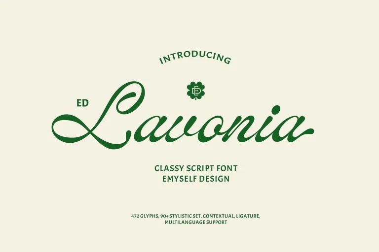 Ed Lavonia Font