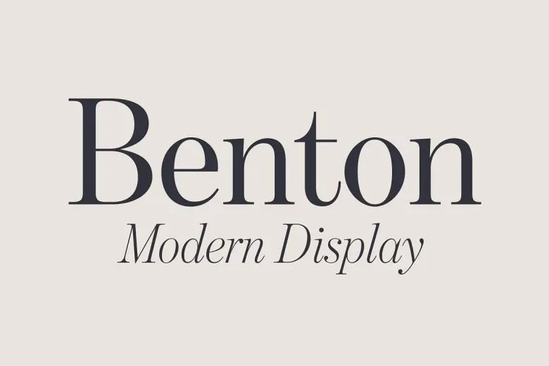 Benton Modern Font