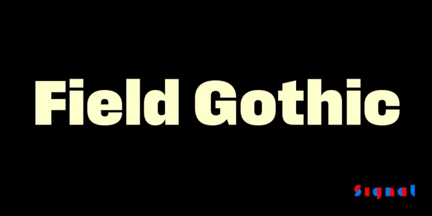 Field Gothic Font
