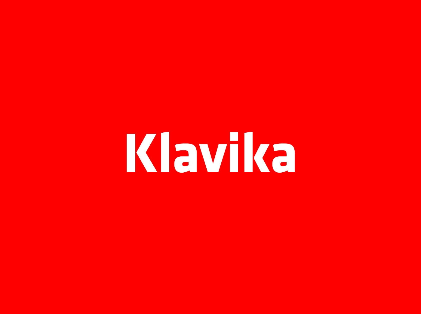 Klavika Font