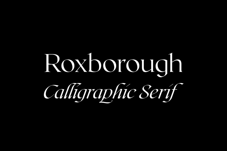 Roxborough Cf Font