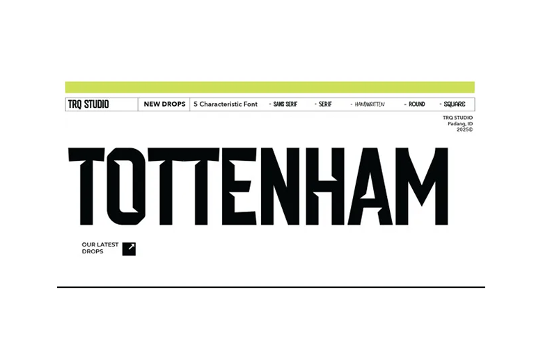 Tottenham Font