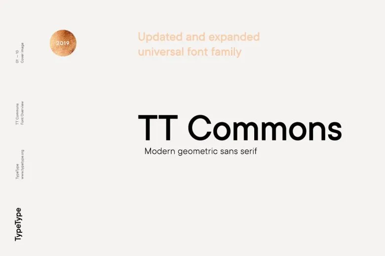 Tt Commons Font
