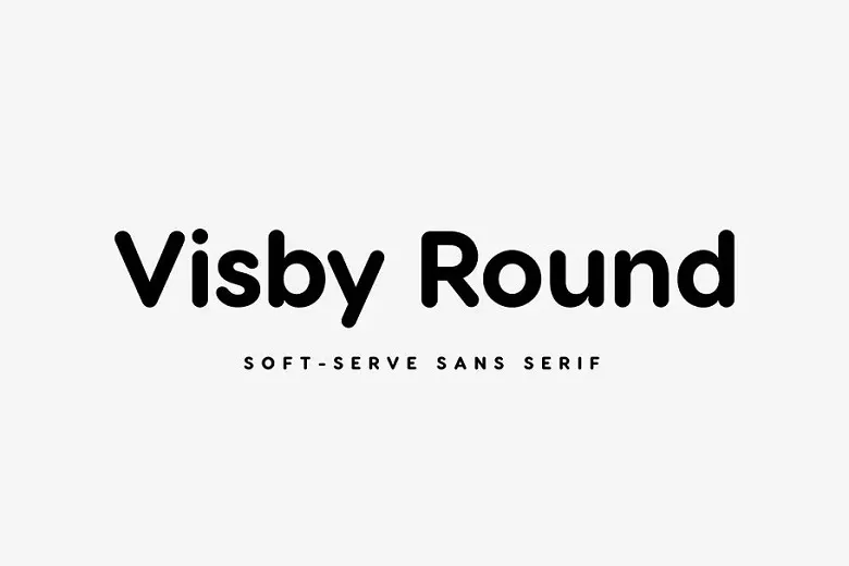 Visby Round Font