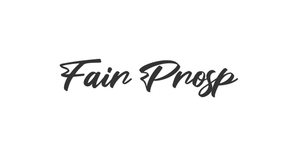 Fair Prosper Font