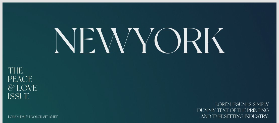 New York Font